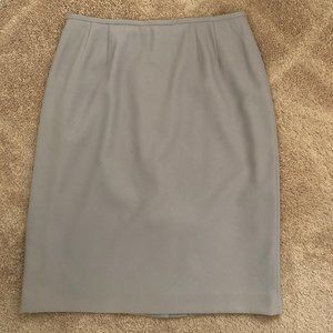 Classic Sophisticated Short Gray Pencil Skirt